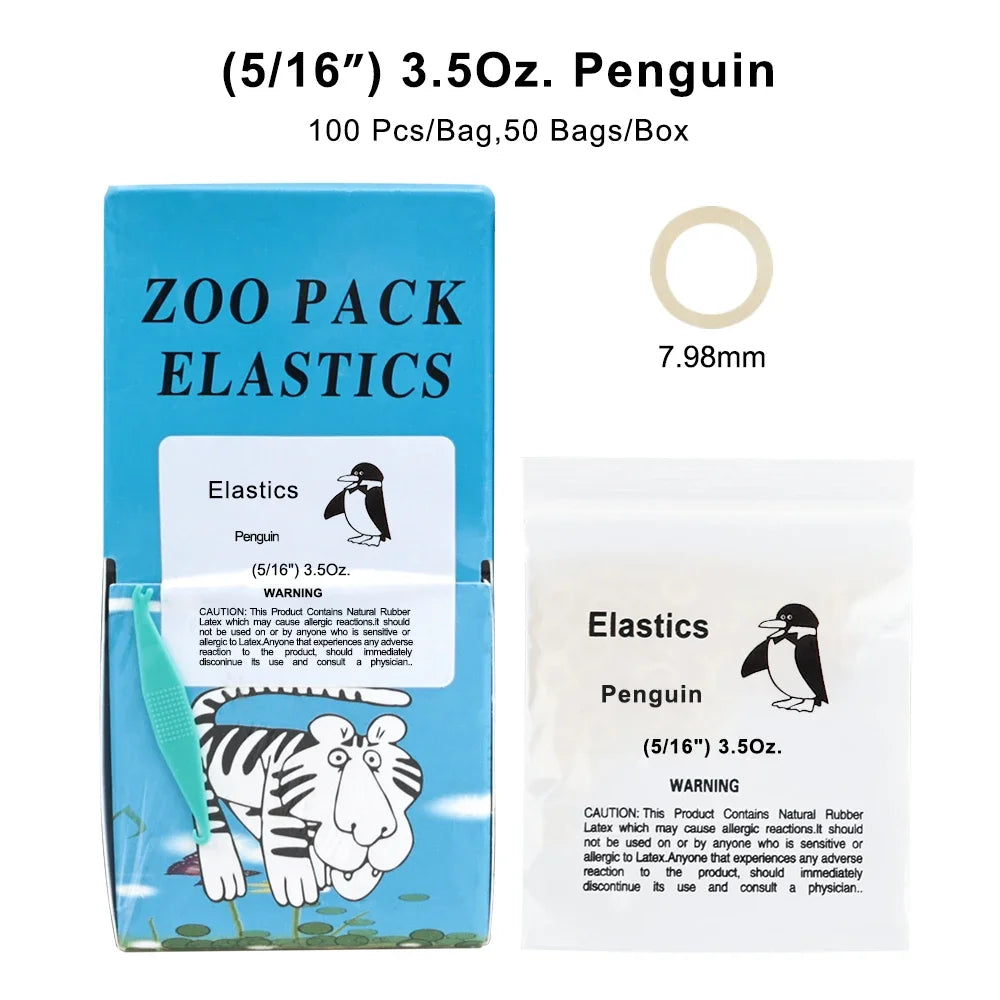 5000Pcs Dental Rubber Band Orthodontic Ligation O-Ring  Animal Traction Rings Fox Chipmunk Rabbit Orthodontics Braces Elastics