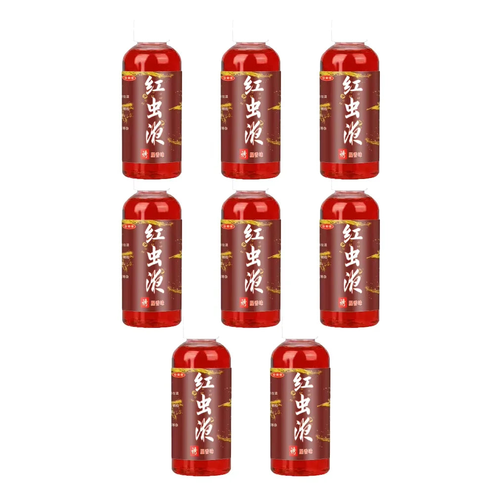 Concentrated Red Worm Liquid Multipurpose Concentrated Fish Bait Additive Permeability Red Worm Additive for Trout Cod Carp Bass