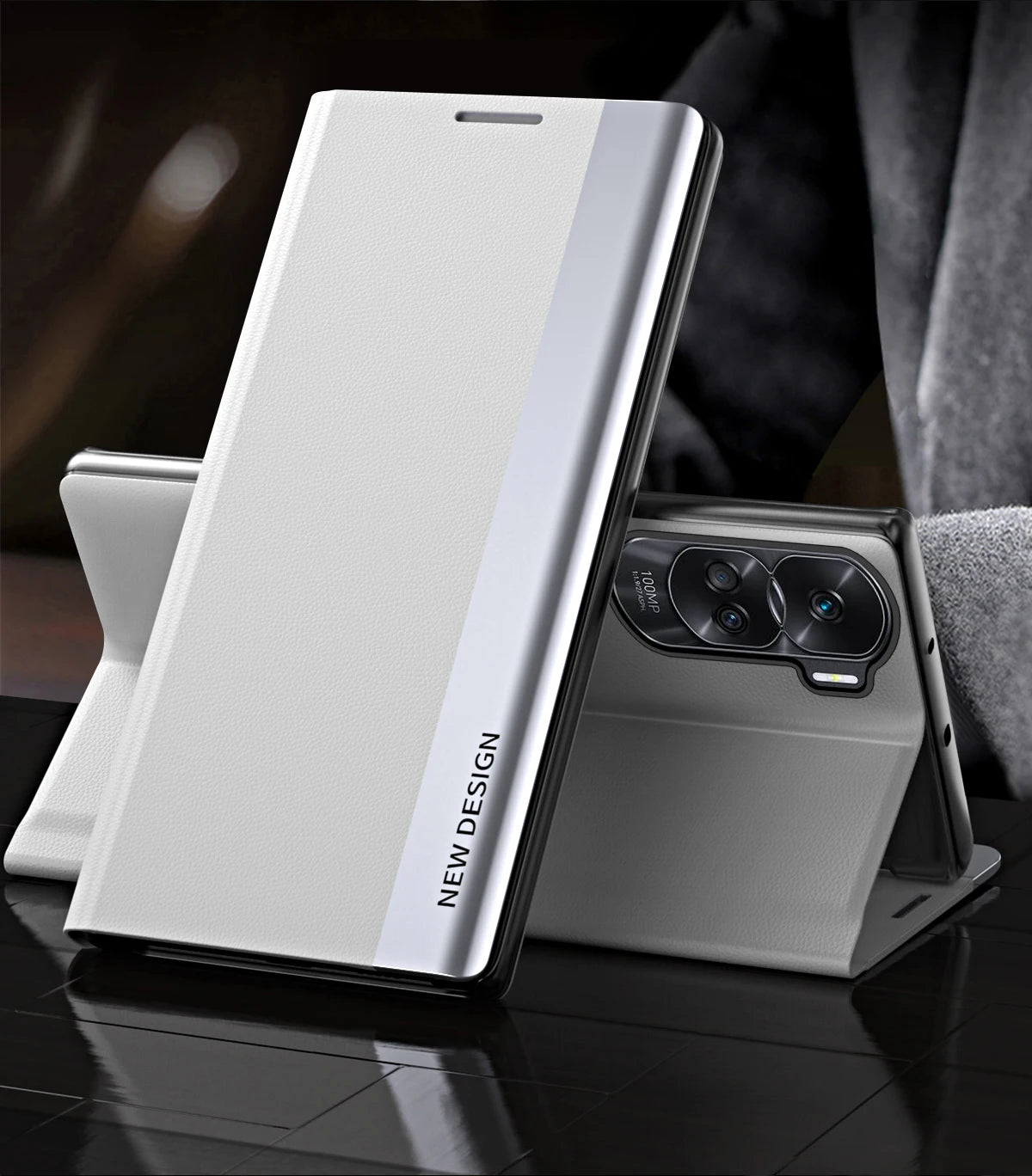 Flip Case For Xiaomi 15T Mi 14T Pro 14 T Mi14T 13T Redmi 15C 14C 13C Side Window Shockproof Luxury Litchi PU Leather Stand Cover