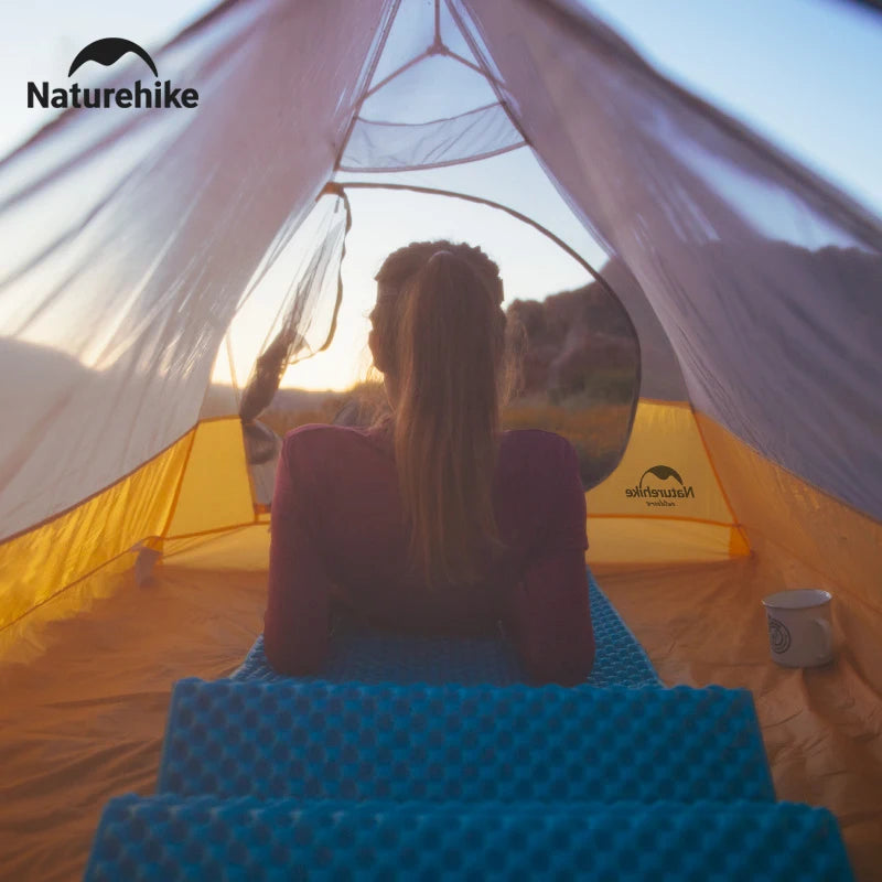 Naturehike 10D Camping Tent Ultralight Waterproof 1 Person Hiking Tents Outdoor Portable Beach Fishing Trekking Shelter Tents