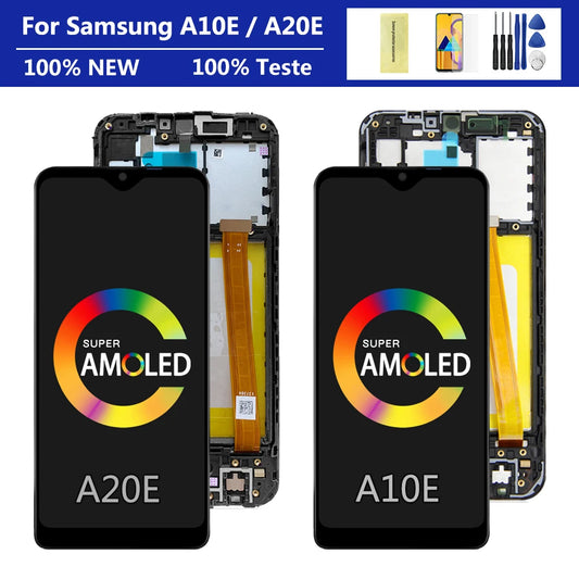 High Quality For Samsung A20E A202 lcd display Touch Screen Digitizer Assembly For Samsung A10E A102 SM-A102U LCD Screen