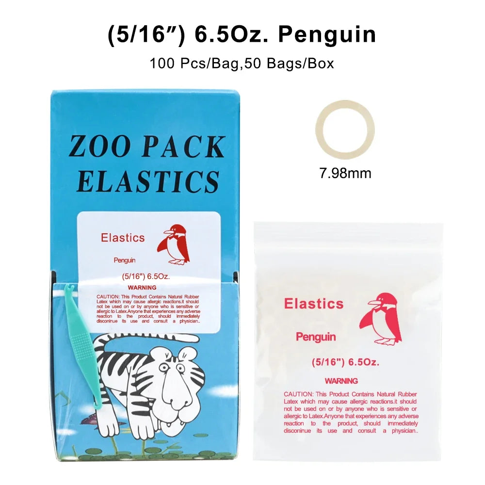 5000Pcs Dental Rubber Band Orthodontic Ligation O-Ring  Animal Traction Rings Fox Chipmunk Rabbit Orthodontics Braces Elastics