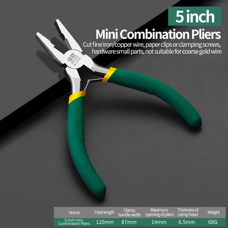 5 inch mini pliers new jewelry making beading multifunction tool diagonal steel wire pliers for jewelry making DIY Tools