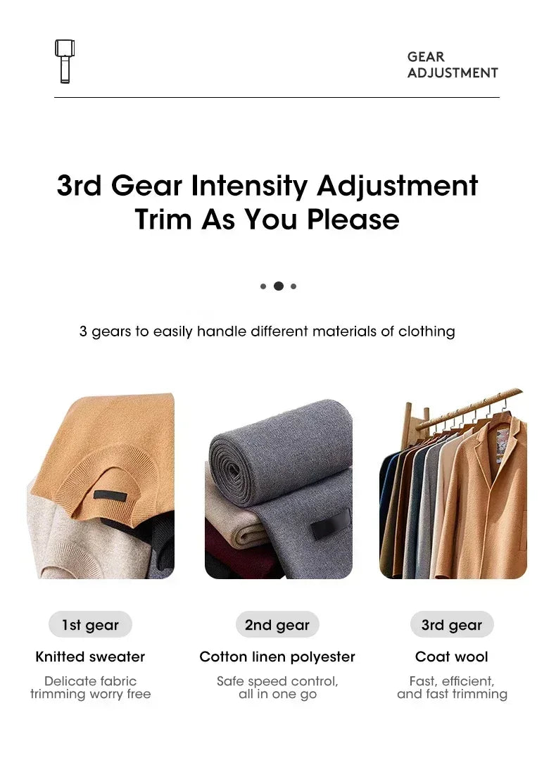 Household Hair Ball Trimmer Lint Remover For Clothes USB Electric Rechargeable Pellet Machine Lint Trimmer Fuzz Sweater Shaver