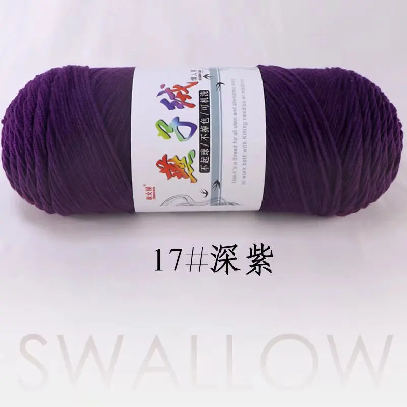 1Pc 200g Milk Cotton yarn for hand knitting Acrylic Crocheting Thread Yarn Crochet Doll sweater bag blanket slipper
