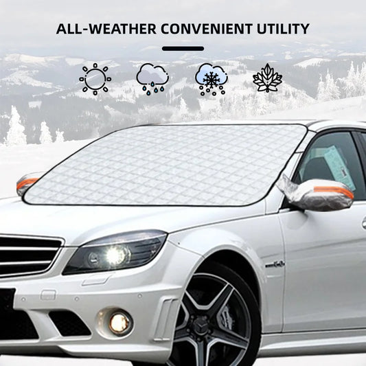 Magnetic Car Windshield Snow Cover Winter Ice-Frost Guard Sun Shade Protector For Mercedes Benz C180 C200 C250 W204 Accessories