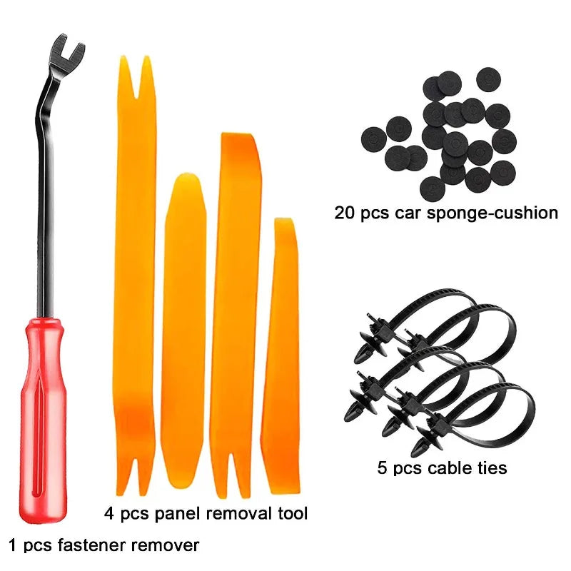 Auto Fastener Clip Kit Fender Rivet Clips Car Body Push Retainer Pin Rivet Bumper Door Trim Panel Retainer Mix Size Car Clip Set