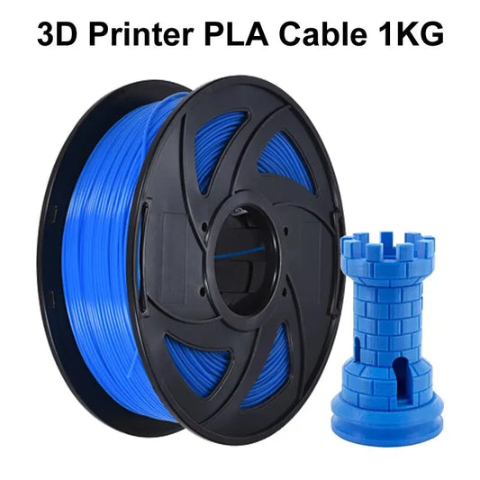 1KG Color 3D Printers Pla Cables 1.75mm Printer Filament 3D Printing Cables 3D Printer Accessory 3D Printer Easy to Print