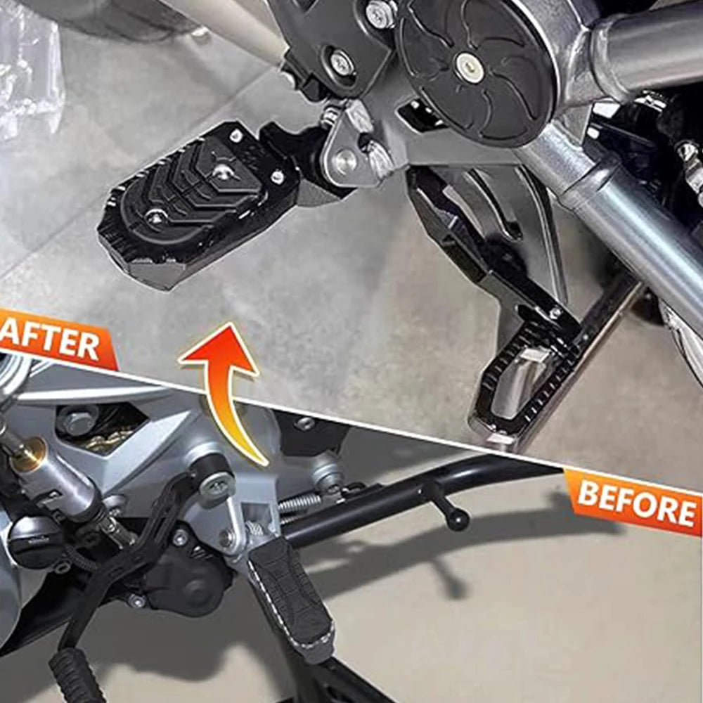 For BMW R1200GS GS1200 R1250GS LC ADV 2013-2024 F750GS F850GS S1000XR 2015-2019 Motorcycle Foot pegs Footrest Footpeg Foot Rests