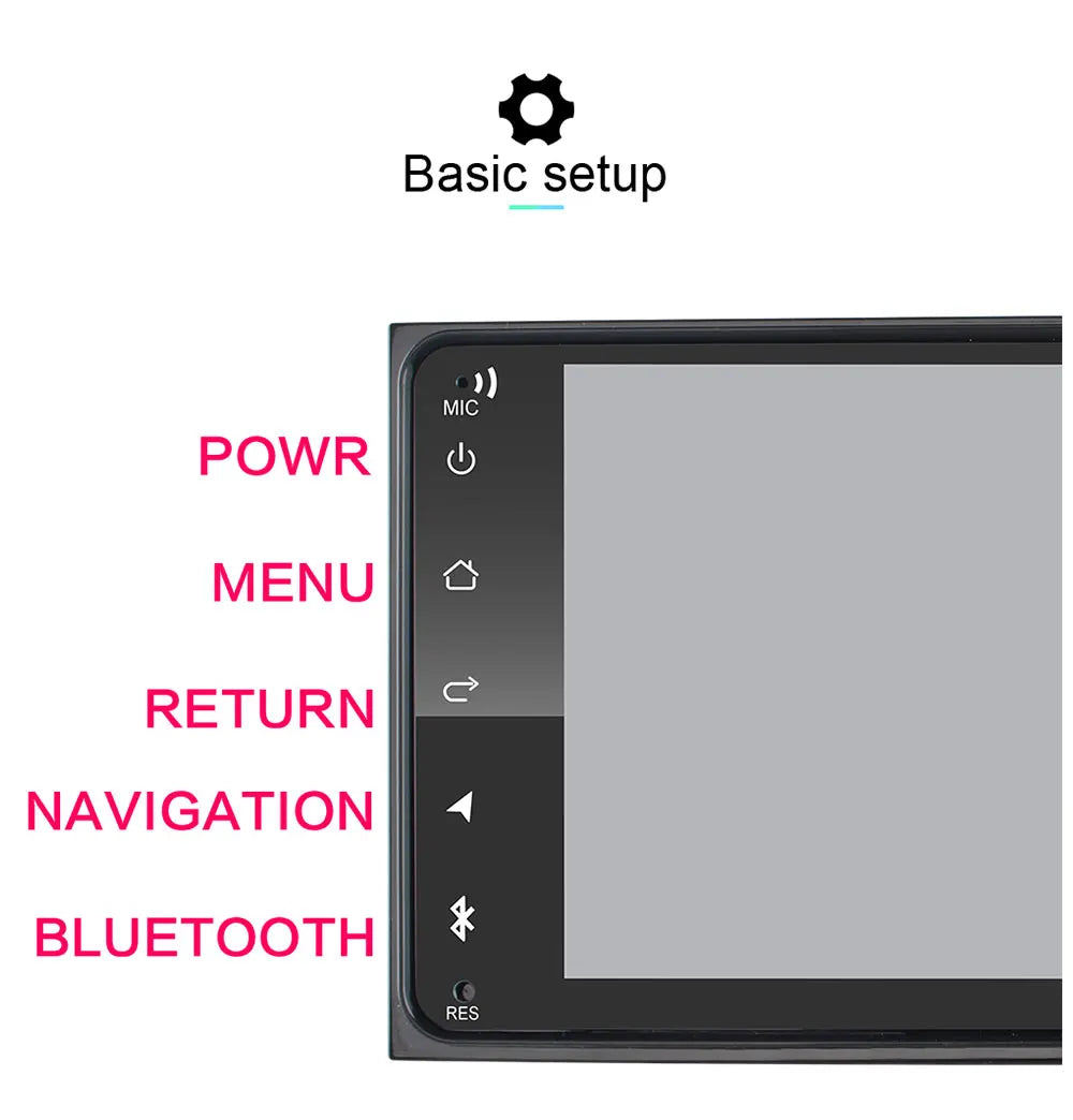 2 din android 10 Universal Car Multimedia Radio Player CarPlay 2Din Stereo For Toyota VIOS CROWN CAMRY HIACE PREVIA COROLLA RAV4