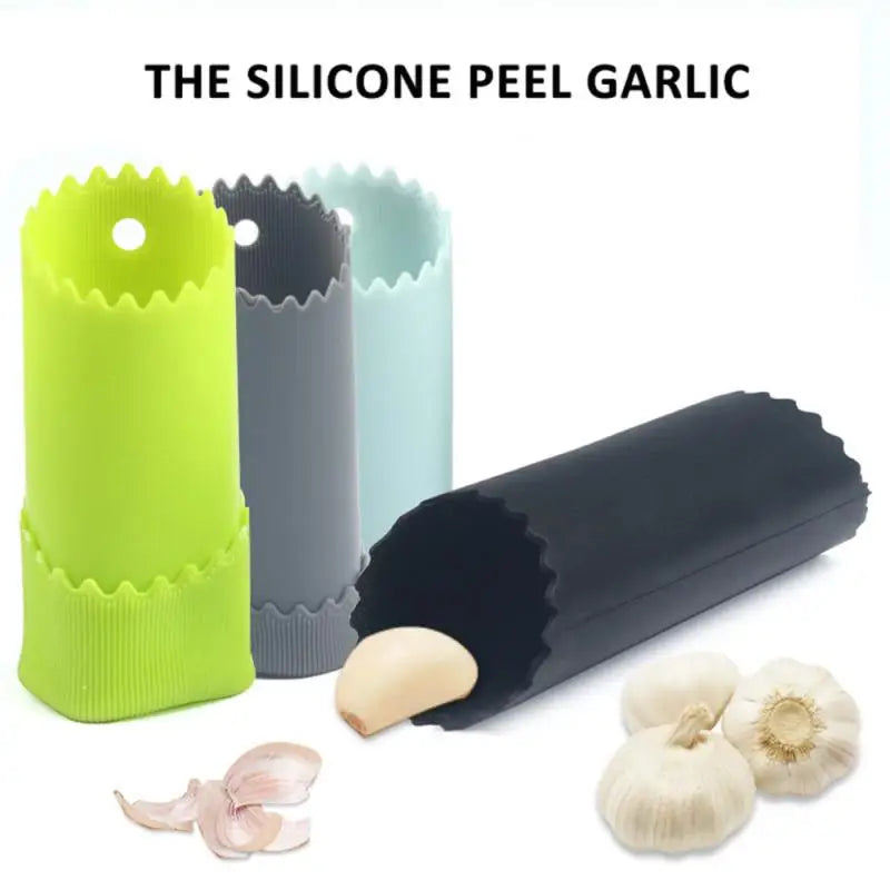 2024 Garlic Stripper Tube Peeling Garlic Peeling Silicone Garlic Peeler Peel Easy Useful Easy Kitchen Non-toxic Safety Gadget