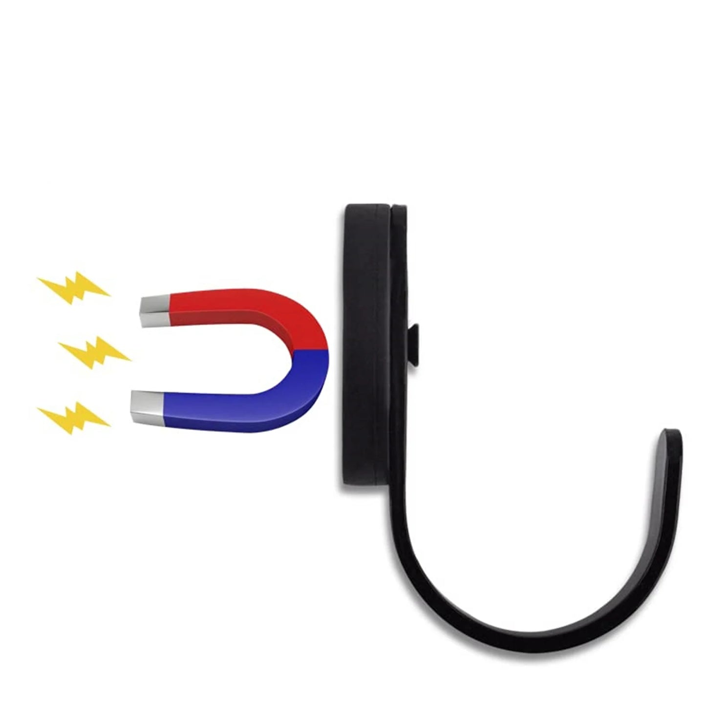 Metal Magnetic Wreath Hanger Heavy Duty Kitchen Utensil Hanger for Refrigerator Grill Kitchen Key