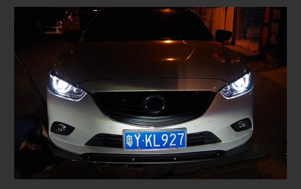Auto Parts For Mazda 6 Atenza Headlights 2013-2016 latest Styling LED Daytime Lights Dual Projector Car Accesorios Modified