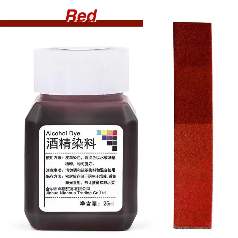 24 Color Leather Alcohol Dye Complete Set Of Diy Handmade Leather Cow Leather Dye Vegetable Tanned Leather Dye Alcohol Dye Water