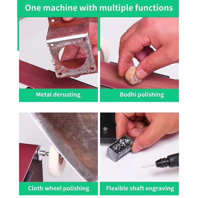 Electric Belt Sander Grinder Multifunctional DIY Polishing Grinding Cutter Edges Sharpener Mini Machine Knife sharpener