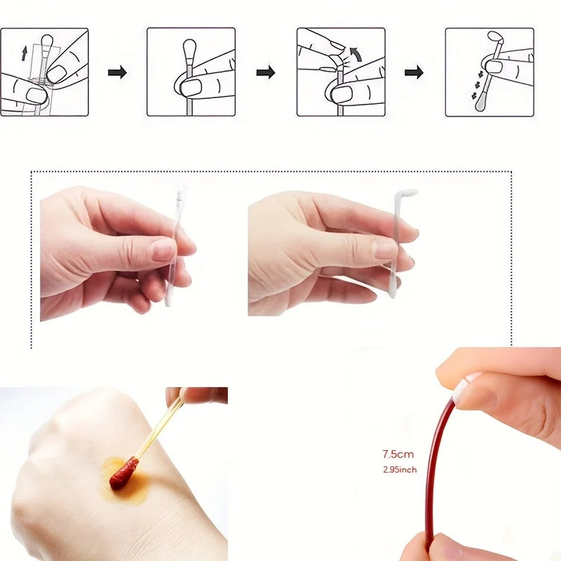 Iodine Swabs To Disinfect the Wound 50 Swabs/roll