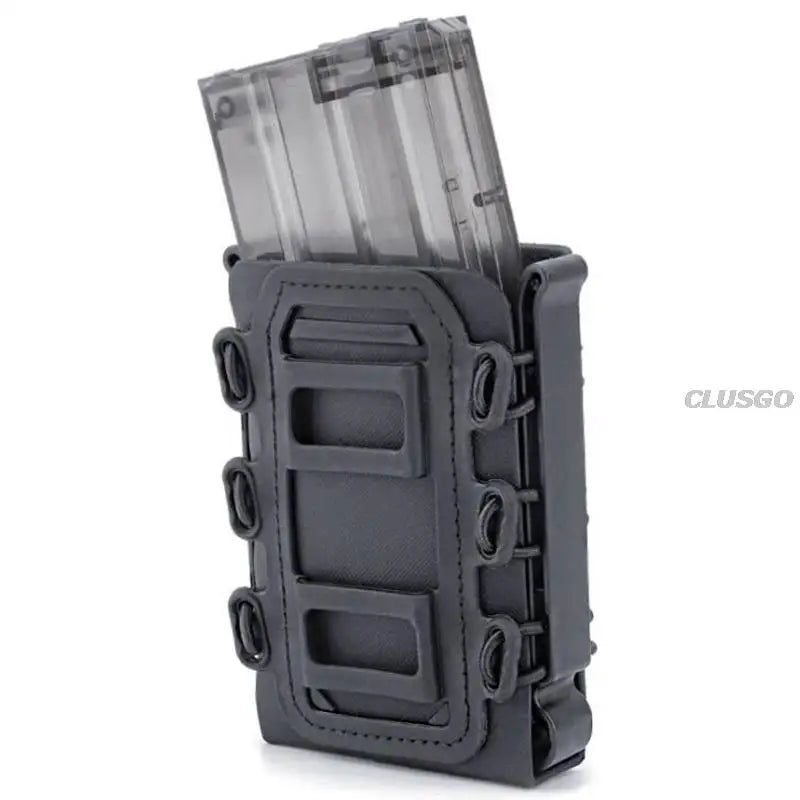 3Pcs Tactical Fast Mag TPR Flexible Molle Magazine Pouch Carrier for Ar15 M4 5.56/7.62 Mag Pouch Rifle Pistol Magazine Holder