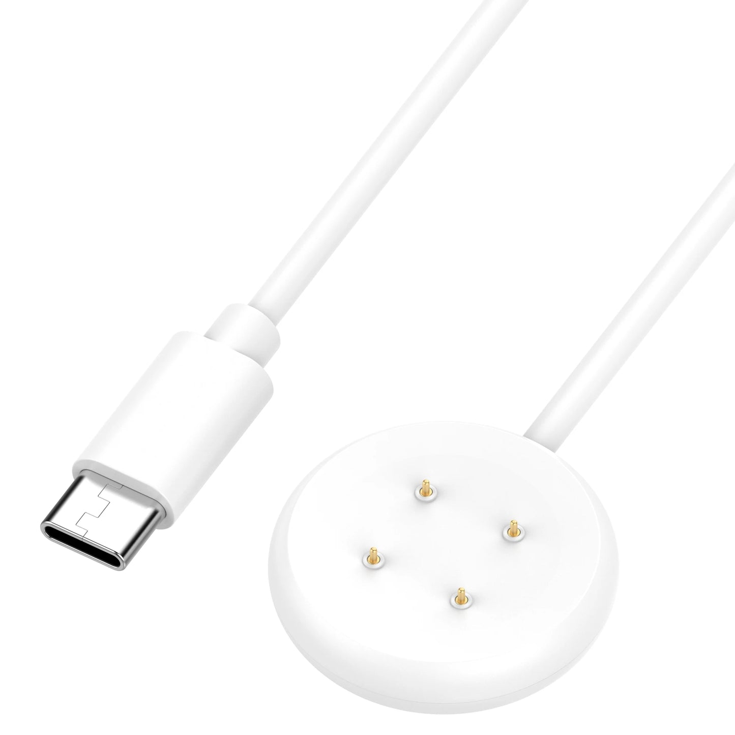 Pixel Watch 3 Charger for Google Pixel Watch 2 USB C Charging Cable Type-C 1m 3.3FT Black/White Cord Magnetic
