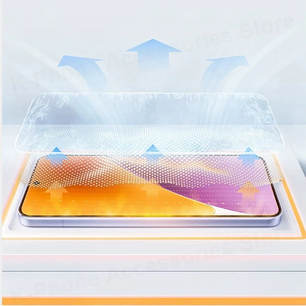 2 Pcs One-Click Tempered Glass For Xiaomi 15 Pro/14 Ultra/13/12/11 Pro /10 Ultra Easy Install Premium Screen Protector HD Glass