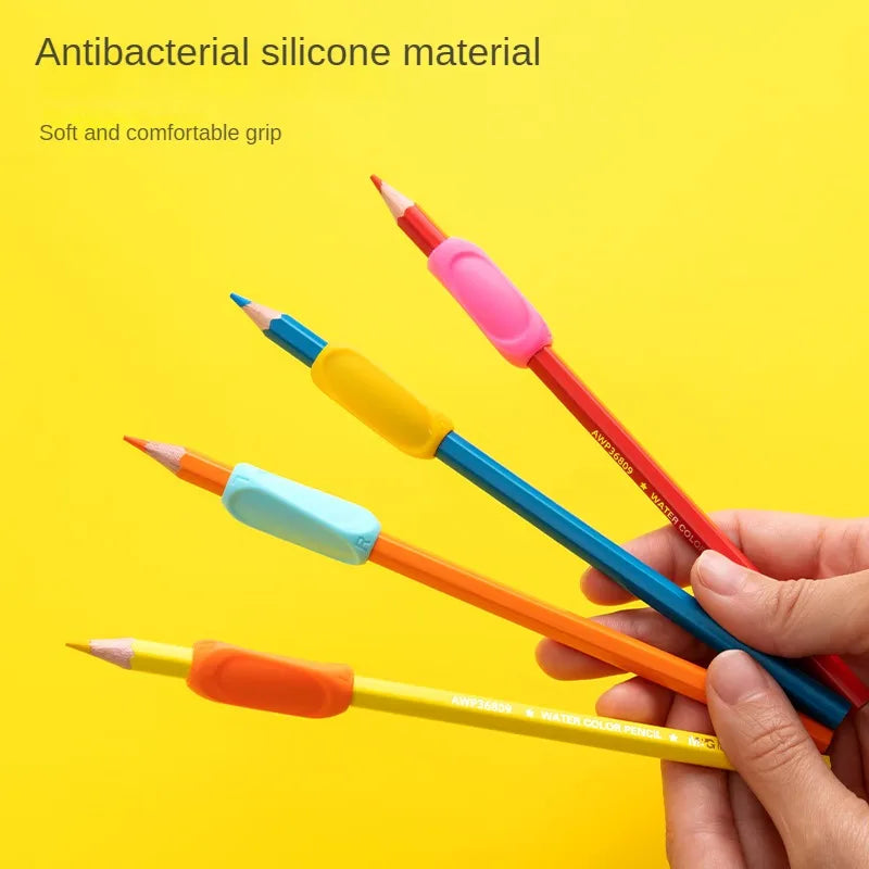 M&G Left & Right Grip Pen Grippers Kindergarten Elementary School Grip Corrector Posture Corrector Set 4pcs