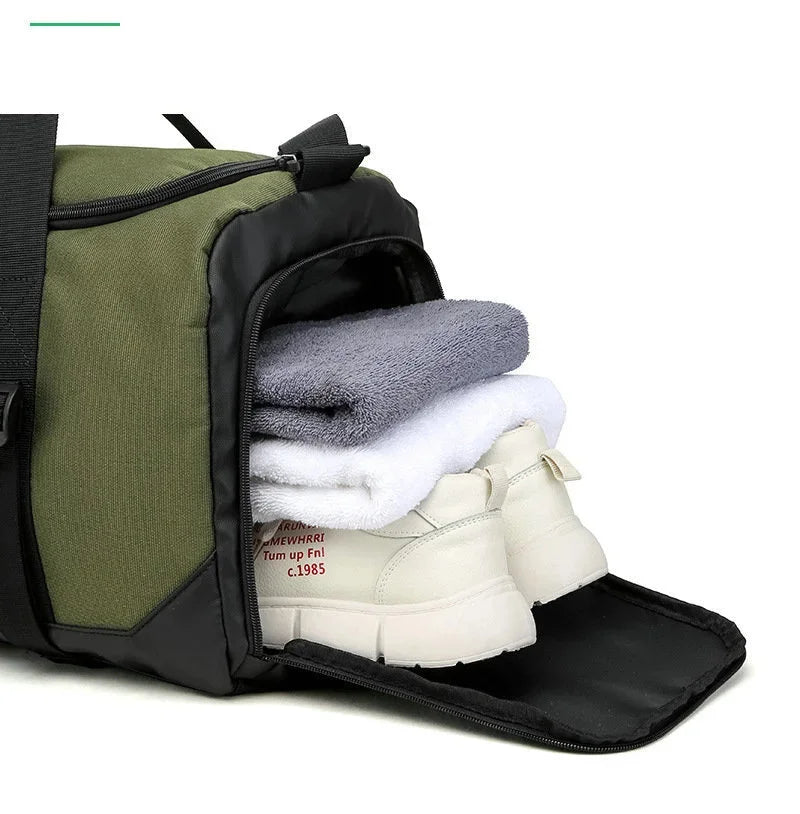 40L Sport Fitness Bag Dry Wet Separation Gym Bags for Men Women Outdoor Hiking Camping Travelling Yoga Fitness Bags