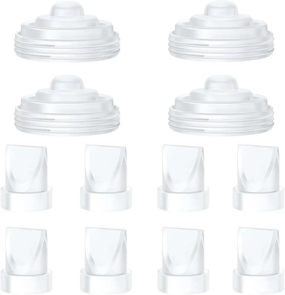 Full Sets 24mm Collector Cup And Flange Inserts Only Compatible with Momcozy M5 Breast Pump Replacement Accessories