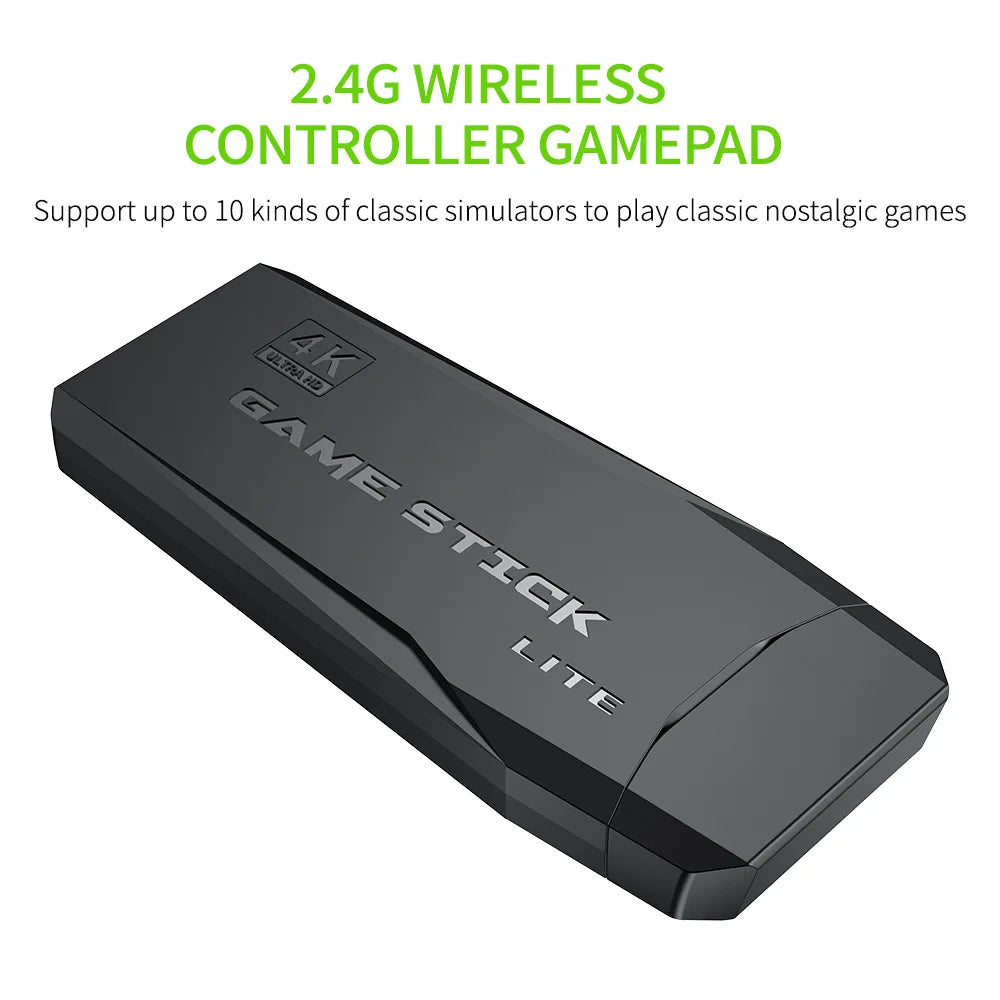Video Game Sticks M8 Console 2.4G Dual Wireless Controller Game Stick 4K Retro game For Dropshiopping Xmas Gift