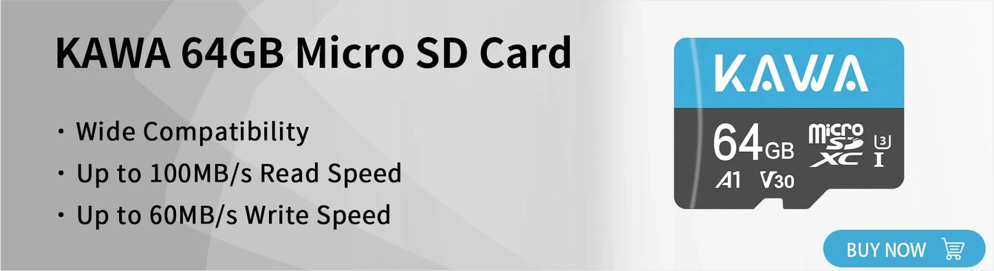 2K Dash Camera For Car DVR Dash Cam In The Car KAWA D5 Video Recorder Emergency Voice Control Night Vision WiFi APP Monitor WDR