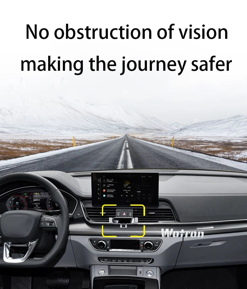 Car Mobile Phone Holder For Mercedes Benz ML W164 ML350  2005-2010 360 Degree Rotating GPS Special Mount Support Accessories