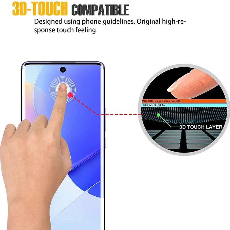 3D Curved Full Glue Tempered Glass For Tecno Spark 20 40 60 Pro Plus Full Cover Screen Protector For Pova Slim 5G Camon 30s