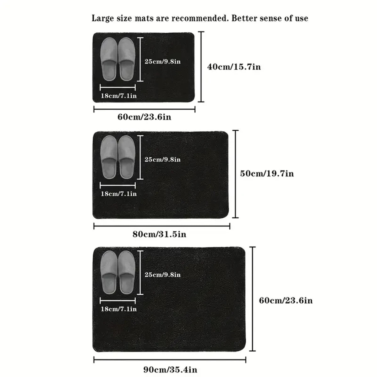 Simple bathroom anti-slip mat thin toilet absorbent foot mat porch entrance mat entrance mat