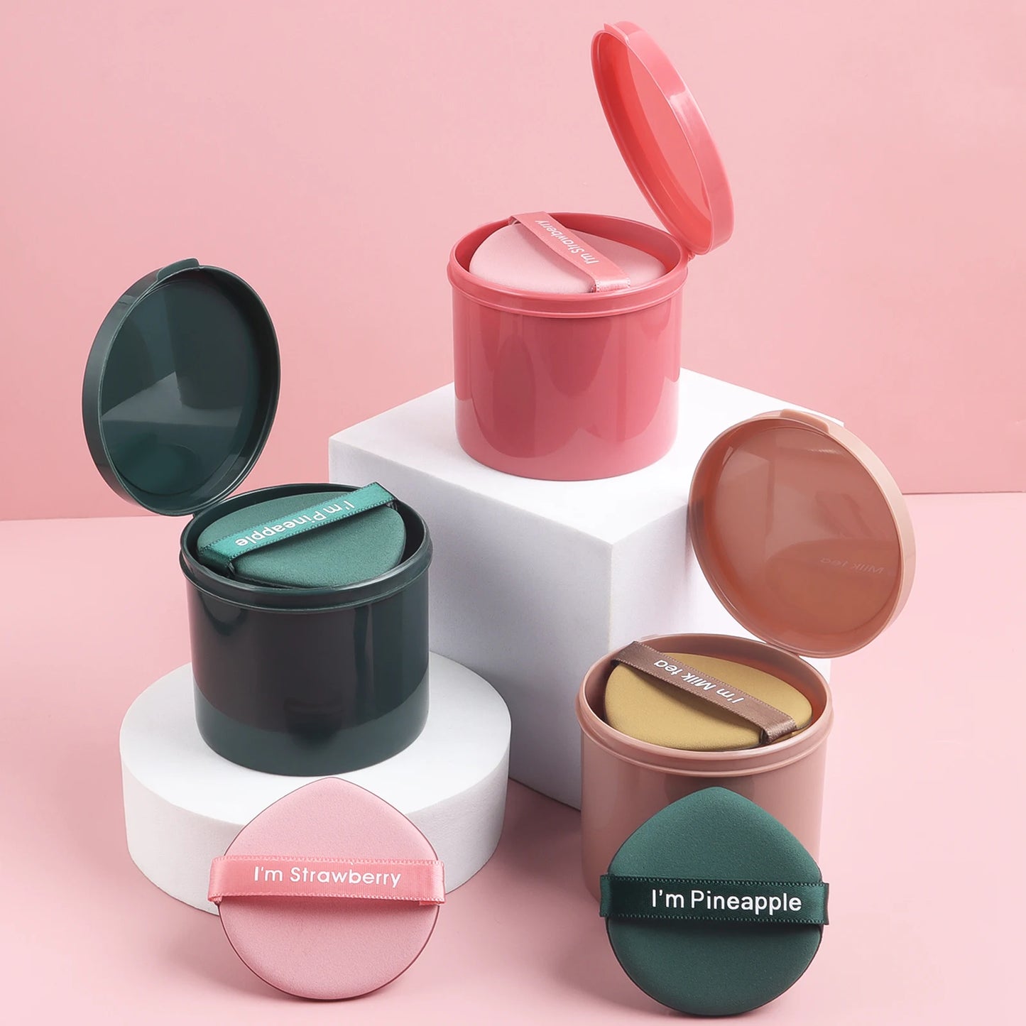 powder puff, 7pcs/box super-soft cushion  wet make-up sponge foundation powder powder BB cream special make-up tool