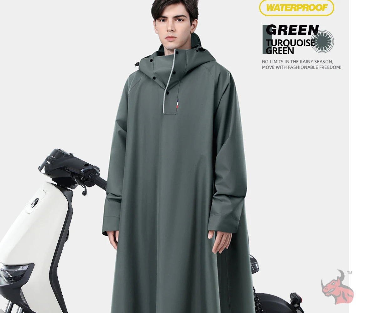 All-Weather Motorcycle Rain Suit Waterproof Windproof Unisex One-Piece Gear For Men Women Motorbike Bike Commuters