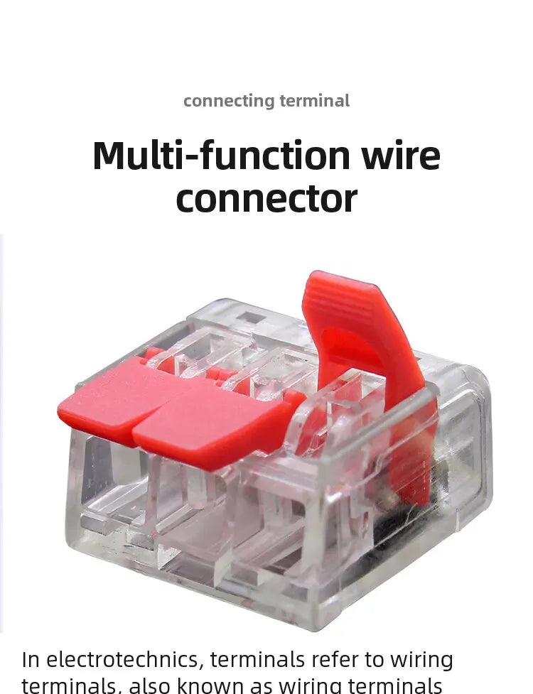 30 Pcs 32A Wire Connectors Compact Splice Connectors Quick Cable Connectors Light Terminal Connections