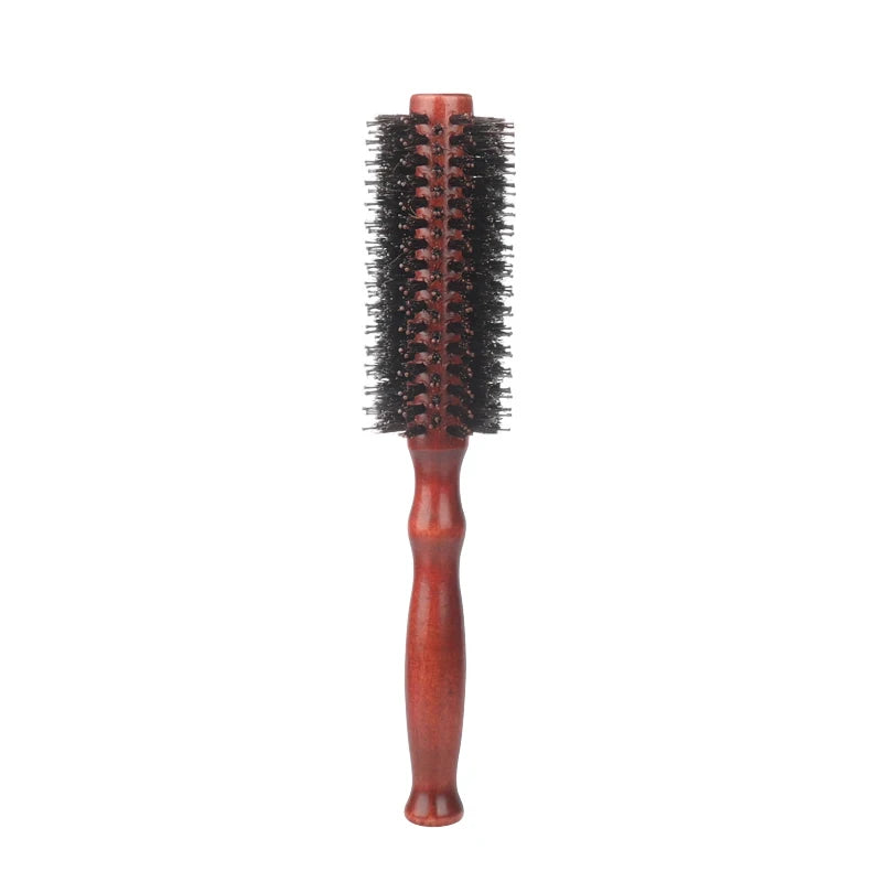 6 Types Curly Hair Comb Hairdressing Styling Tools Wooden Handle Bristle Rolling Hairbrush Combs