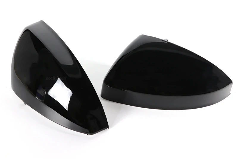 Carbon Fiber Glossy Black Replacement Rearview Side Mirror Cover Cap For Audi TT TTS RS TTRS MK3 8S 15-23 R8 2016-23 Replacement