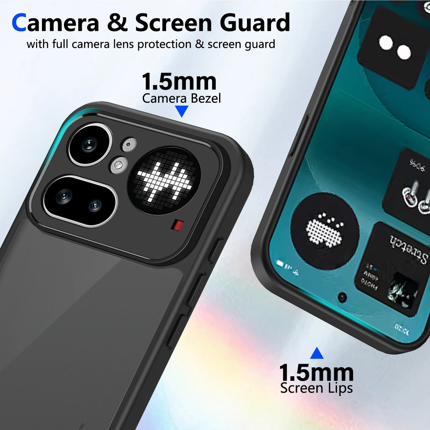 Nothing Phone 4A Pro Case Skin Feeling Silicone TPU Bumper Clear Hard Back Cover Case for Nothing Phone 4A Pro 5G A069P 2026