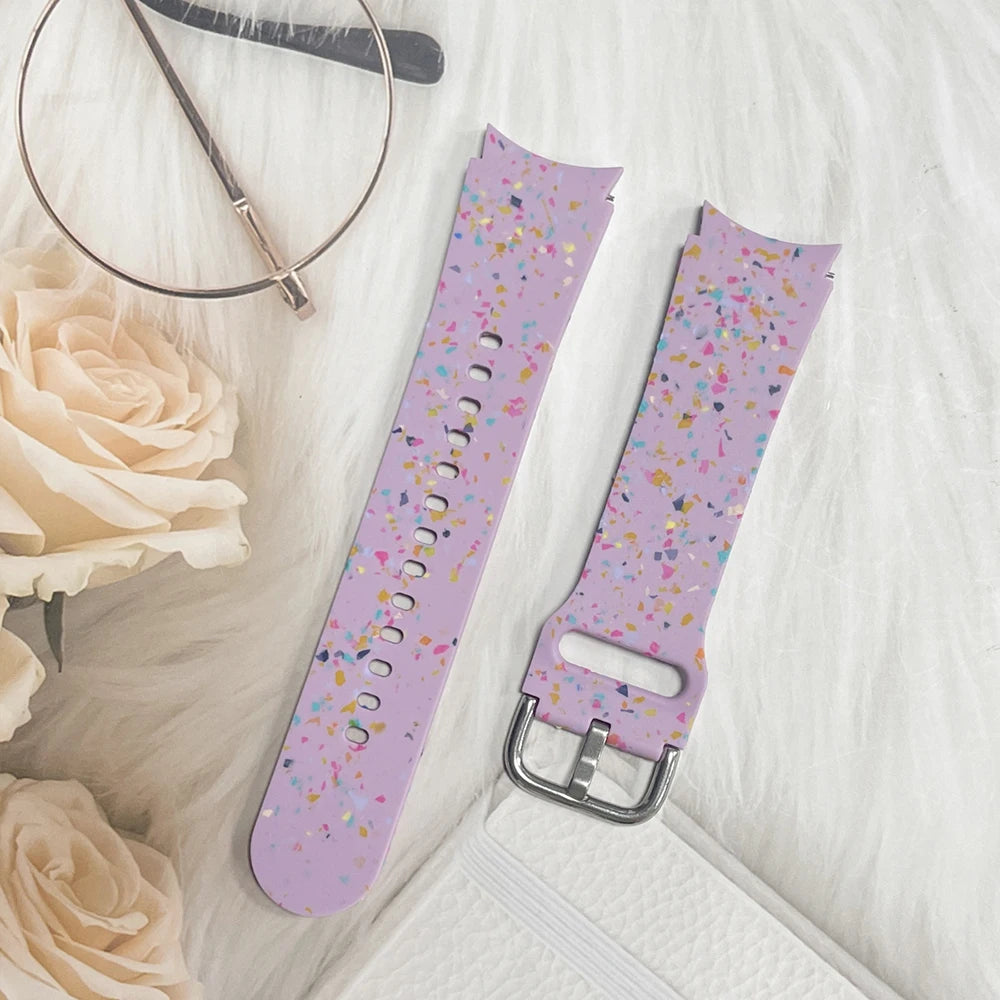 Silicone Strap For Samsung Galaxy Watch 6/6 Classic Eco-friendly Watchband for Galaxy Watch 4 5 6 7 FE