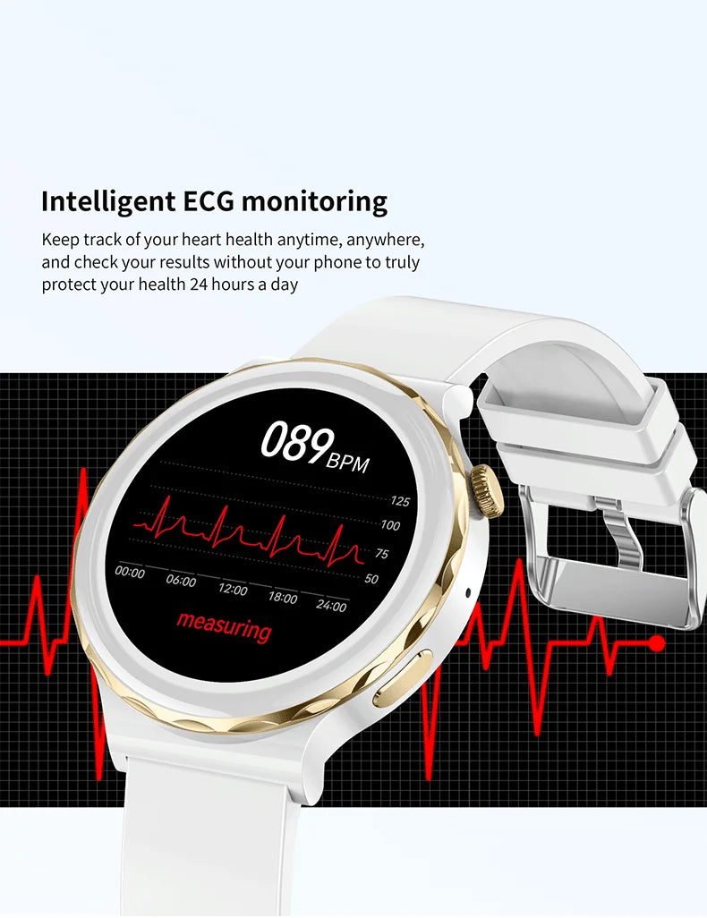 Smart Watch 2024 For Women AMOLED HD Screen Bluetooth Call IP68 Waterproof Sport SmartWatch Female Male For Xiaomi Android IOS