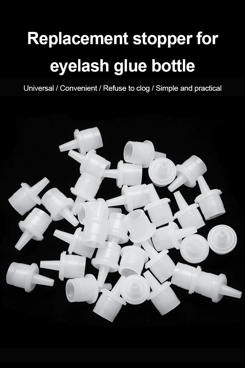 50/100/200pcs Glue Blocking Needle Anti-clogging Tool Glue Spout Replacement Spout Eyelash Extensions Accessories