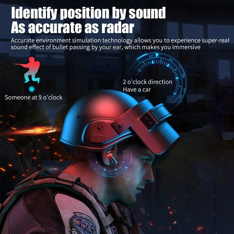 TWS Wireless Bluetooth Headset Gamer LED Digital Display Earbuds with Mic Wireless Headphones Stereo Hifi Bluetooth Earphones