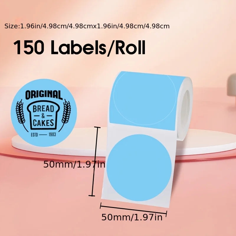 D100 thermal label printer, desktop label printer, wireless compatible with mobile phones and computers, suitable for shipping