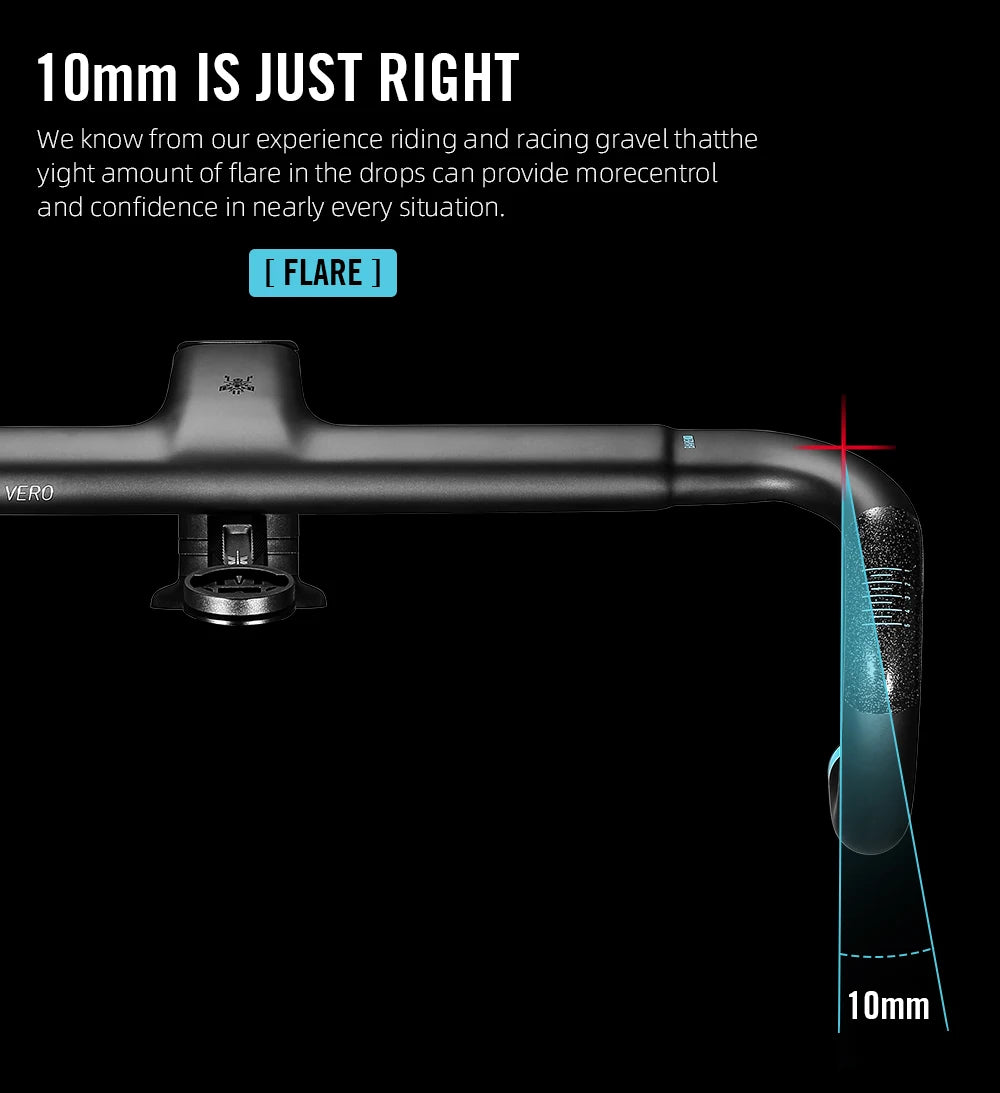 LEXON VERO Full Carbon Road Bike Handlebar Full Inner Cable Urltra-Light Bicycle Racing Handlebars Cycling Product Accessories