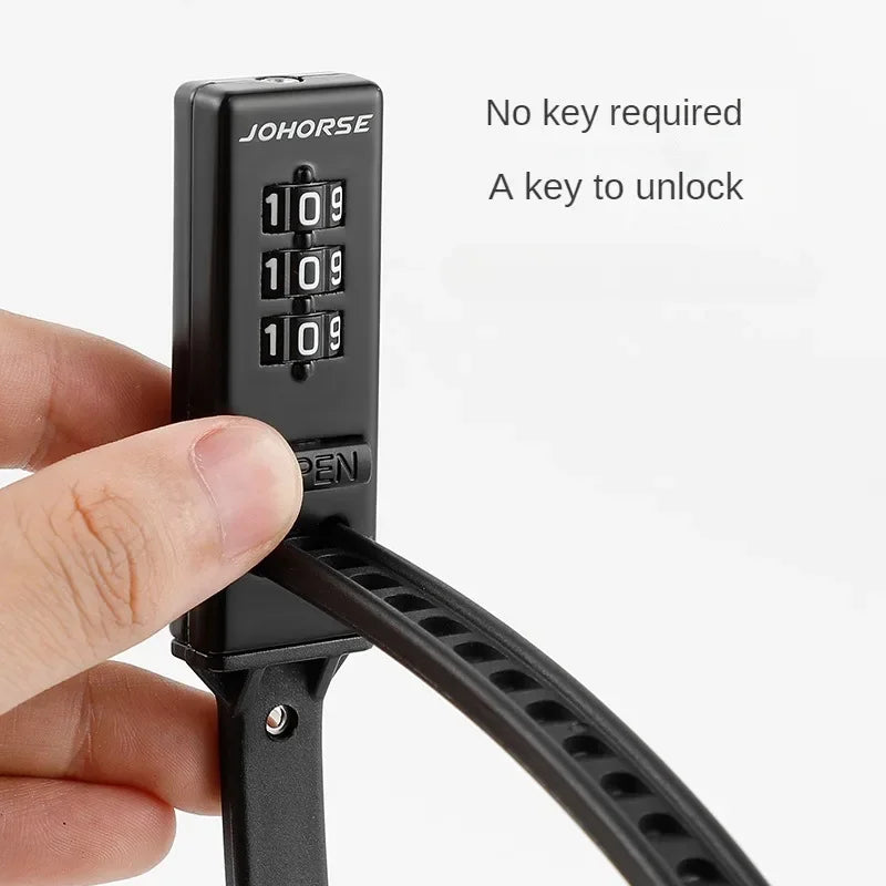 Bike Lock Tie Combination Lock Belt Combination  Alloy Combination Pant Pocket Lock Shoelace