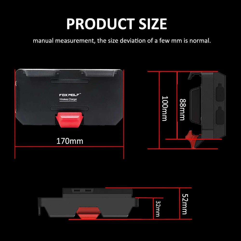 For BMW R1250RT R1200RT Adventure ADV GPS Mobile Phone Holder USB Wireless Charging Original Lossless Cable Base 12/16/22mm Clip