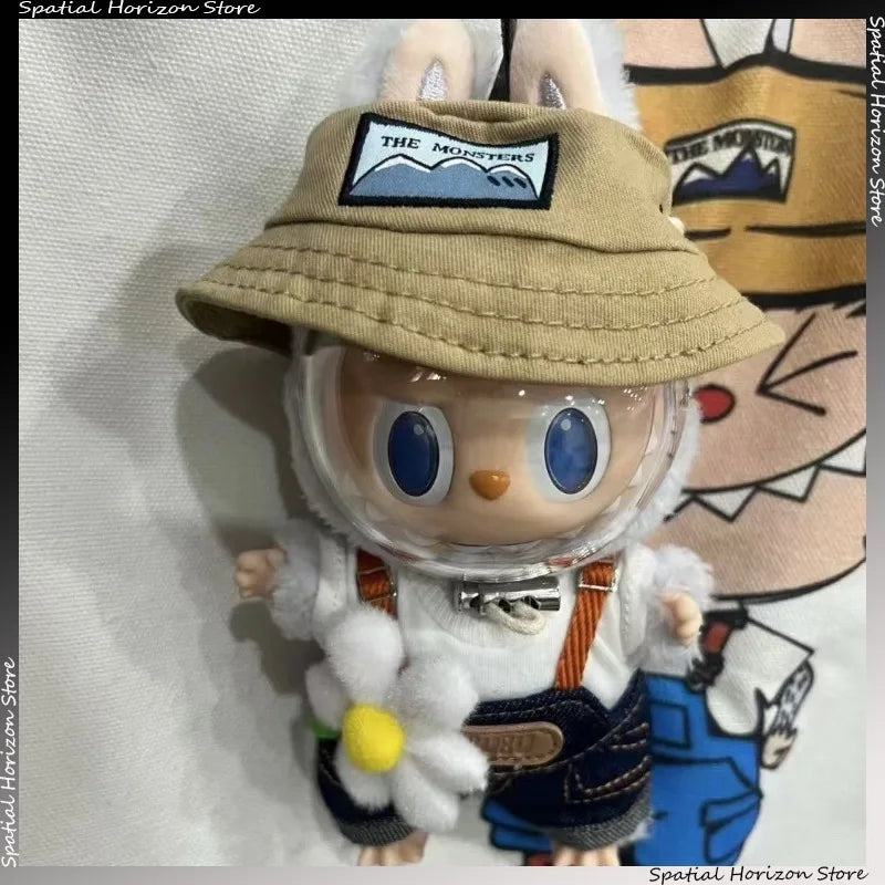 Transparent Face Mask for Mini Plush Doll Labubu Idol Kpop Doll Vinyl Toy Face Shield Doll Accessories Keep Doll Face Clean