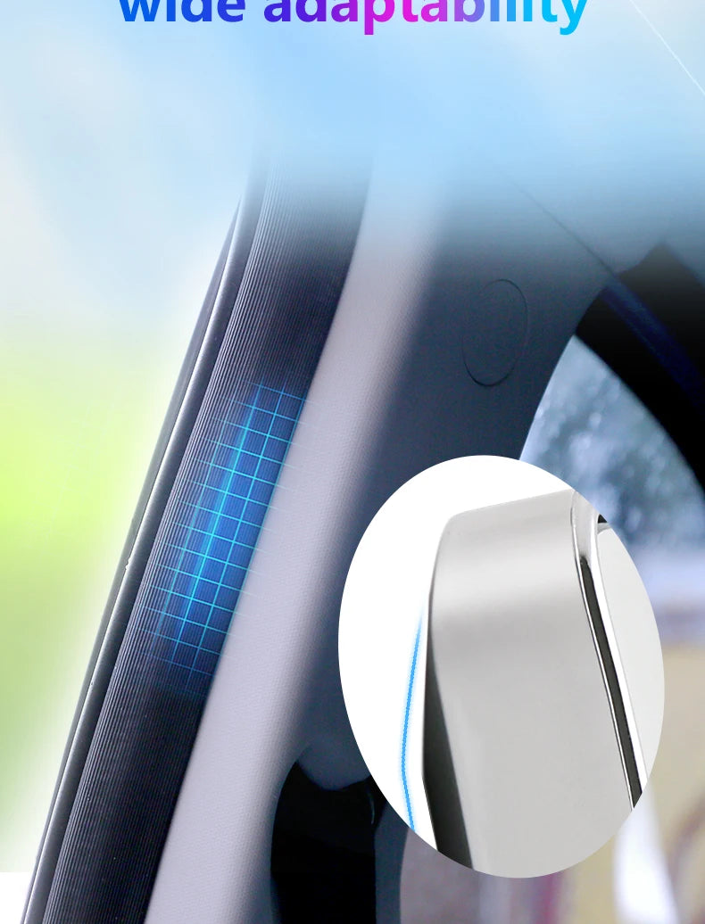 SEAMETAL Car Rearview Mirror Auxiliary Blind Spot Wide-angle Mirror Adjustable Mirror Exit The Car Auxiliary Observation Mirror