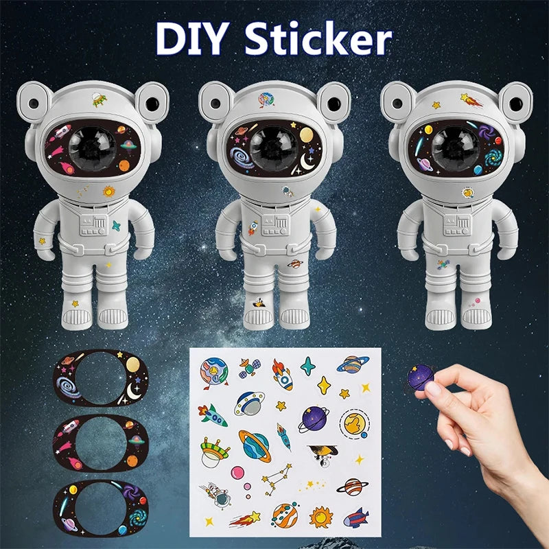 Star Projector Galaxy Night Light Astronaut Space Projector Starry Nebula LED Lamp for Bedroom Home Decorative Kids Gift