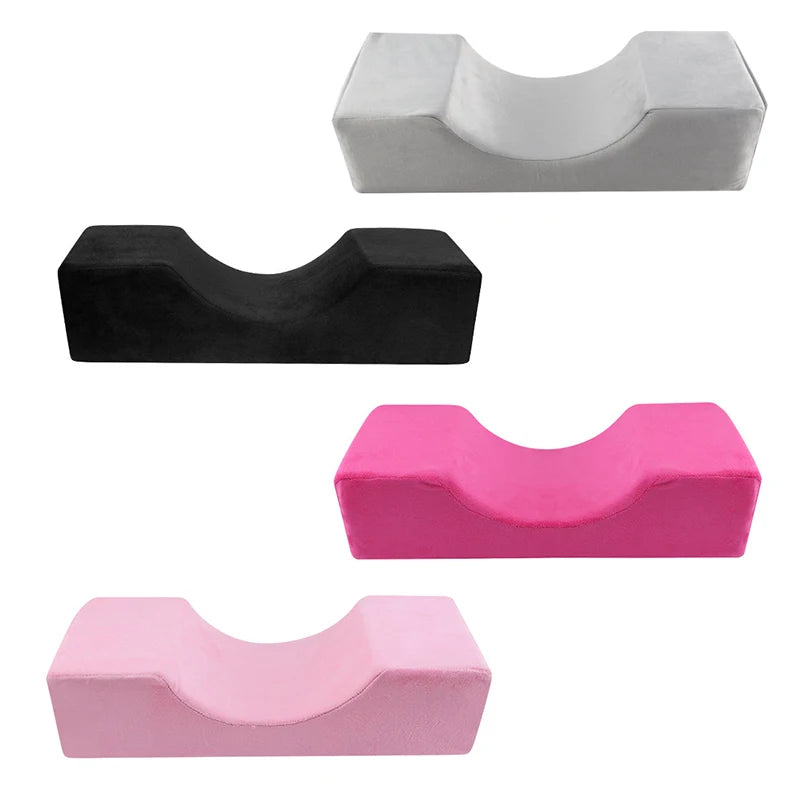 Lash Pillow Neck Support Eyelash Soft Pillow Grafting Eyelashes Memory Foam Eyelash Extension Pillow With Pocket