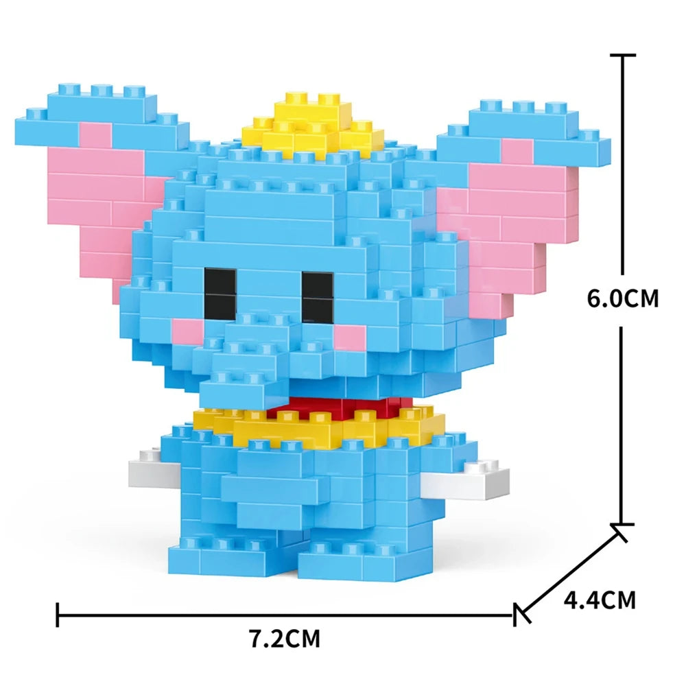 TOYLINX Mini Animal Building Blocks Assembled Model Cartoon Panda Doll Set 6 Years Old And Above Children Educational Toys Gifts
